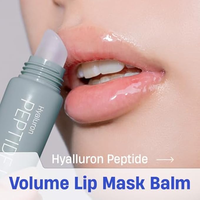 DERMATORY HYALLURON PEPTIDE VOLUME LIP MASK BALM - HYDRATING & MOISTURIZING LIP MASK FOR DAY & NIGHT CARE (10ML) - Image 2